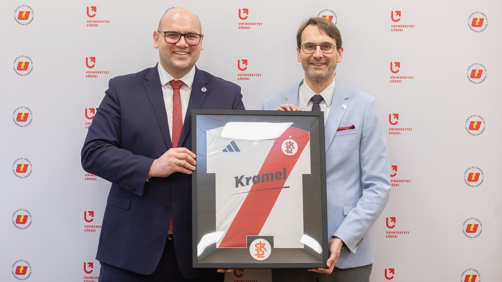 Podpisanie umowy ŁKS x UniLodz